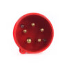 Вилка силова 5x16 3P+PE+N, 16А, 380-415 В, IP44