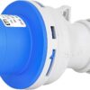 Вилка кабельна (силовий роз'єм) EV-1632 IP44 (16A, 230V, 2P+PE) ETI