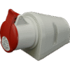 Розетка стаціонарна 16А/5 3Р+N+РЕ IZG 1653 400V IP44 SEZ