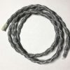 AMP кабель текстильний звитий 2x0.75 silver