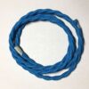 AMP кабель текстильний звитий 2x0.75 sky blue