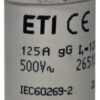 Запобіжник CH22x58 gG 125A 500V ETI (Кратно 10шт.)