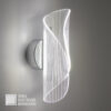Світильник LED настінний, бра LUMINARIA LUMIERA 10W I-ON/OFF CHROME/CLEAR 220V IP20