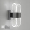 Світильник LED настінний, бра LUMINARIA LUMIERA SQUARE 12W S ON/OFF CHROME/CLEAR 220V IP20