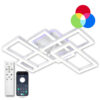 Люстра світлодіодна стельова LUMINARIA GENNY RGB 130W 5S WHITE / LED світильник (з пультом)