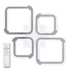 Люстра LED стельова LUMINARIA SELENA 75W 5S 660x470 WHITE 220V IP20 (світильник світлодіодний з пультом)