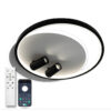 Люстра світлодіодна стельова LUMINARIA GEOMERTIA DOWNLIGHT 90W 2R WHITE-BLACK / LED світильник (з пультом)