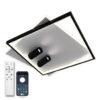 Люстра світлодіодна стельова LUMINARIA GEOMERTIA DOWNLIGHT 100W 2S WHITE-BLACK / LED світильник (з пультом)