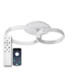Світильник світлодіодний стельовий LUMINARIA AKRILIKA ROUND 80W 3R APP 600x400x110 WHITE/CLEAR 220V IP20 з пультом ДУ
