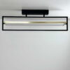 Світильник LED smart PRADA+пульт 60W 3000-5000K IP20 прямокутник чорно-золотий Violux