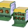 Блок розподільчий EDBM-1/PE (160А, 1500V AC/DC, OUT: 1x4-50; 3x2,5-25; 4x2,5-16) ETI