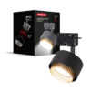 Світильник трековий поворотний без лампи MAXUS Track Design Base GX53 Black Golden