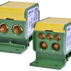 Блок розподільчий EDBM-2/PE (160А, 1500V AC/DC, OUT: 1x4-50; 2x4-35; 3x2,5-25) ETI