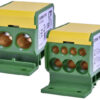 Блок розподільчий EDBM-7/PE (192А, 1500V AC/DC, OUT: 1x4-70; 3x2,5-25; 4x2,5-16) ETI