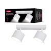 Світильник точковий накладний поворотний без лампи MAXUS Wave Spot Base GX53x2 White