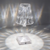 Світильник LED настільний акумуляторний LUMINARIA CRYSTAL 3W R ON/OFF 115x255 CLEAR/WHITE IP20 (нічник))