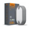 LED светильник IP65 овальный VIDEX 15W 5000K серый