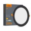 LED світильник Back вбудований круглий VIDEX 20W 5000K Black
