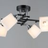 Люстра B N5488/4 BK+CH на 4 плафона