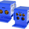 Блок розподільчий EDBM-2/N (160А, 1500V AC/DC, OUT: 1x4-50; 2x4-35; 3x2,5-25) ETI