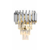 Світильник настінний, бра LUMINARIA VALERY 2xE14 CHROME/CRYSTAL 220V IP20