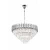 Люстра підвісна LUMINARIA VALERY 12xE14 R750 CHROME/CRYSTAL 220V IP20