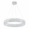 Люстра світлодіодна підвісна LUMINARIA GRACE 90W R600 CHROME/ LED світильник (з пультом)