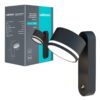 Накладний світильник Ledcoin ML416-S Mero під лампу з вимикачем чорний